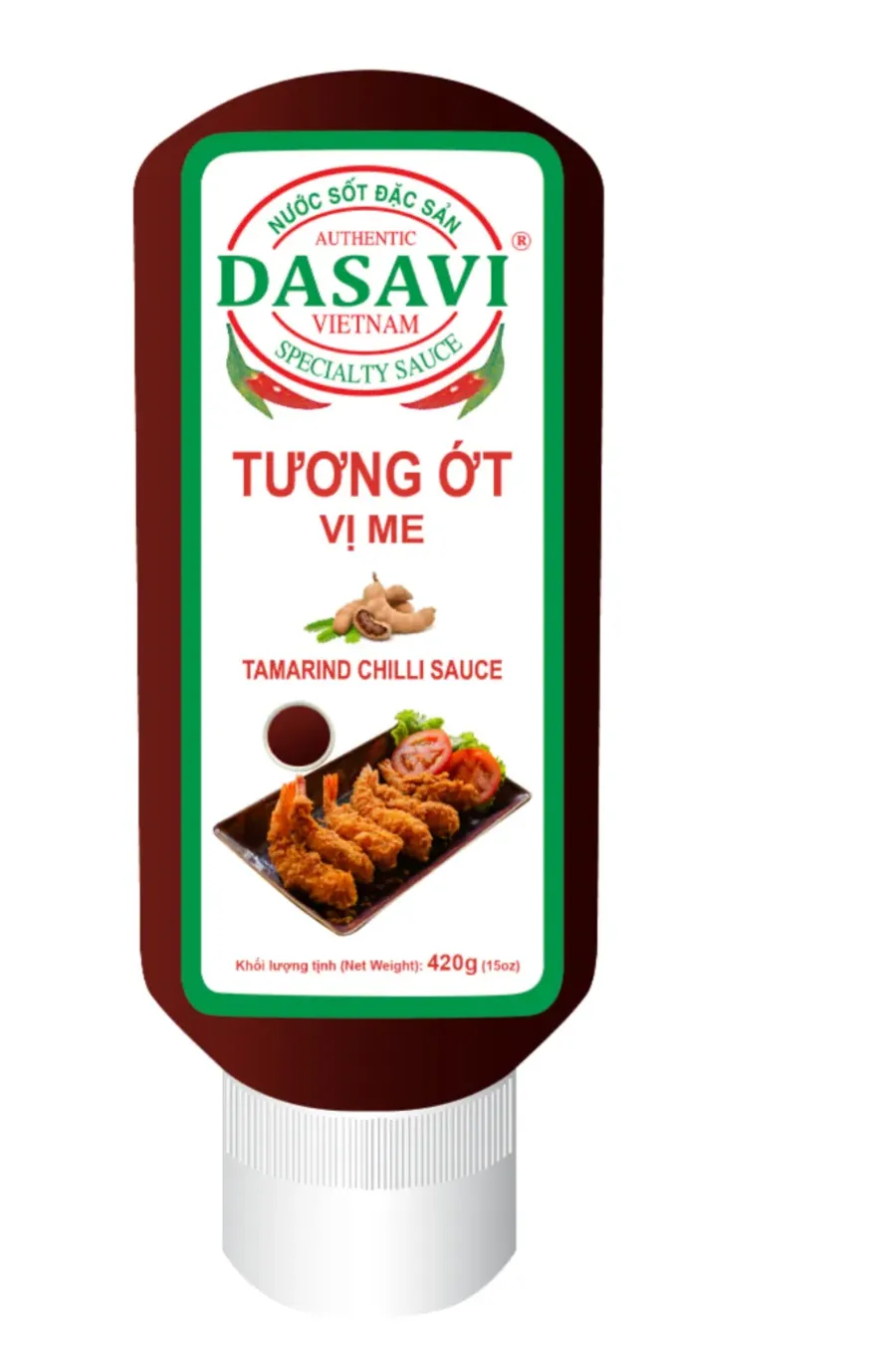 Dasavi Vietnamese Tamarind Chilli Sauce - Sot Ot Me 15oz 