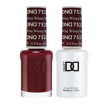 Daisy Nail Product DND - Nail Gel & Lacquer Polish, 100% Soak-off Gel, 100% Pure Gel, Matching Color (1 Box - 2 botles x 0.5 oz, 15 ml)