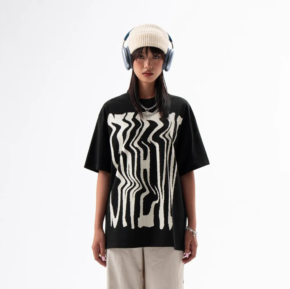 SWEVN Tee - Black | Bestselling 100% Cotton T-shirt with European Fit