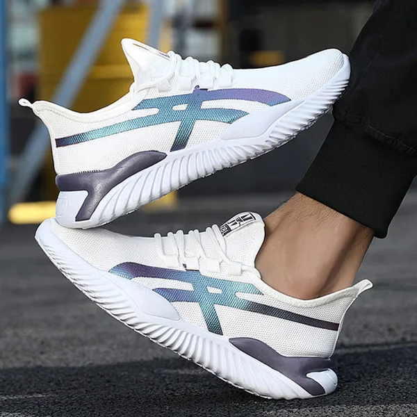 Hongyan New Versatile Running Shoes Lightweight Anti slip Wear-resistant Men's Mesh Shoes