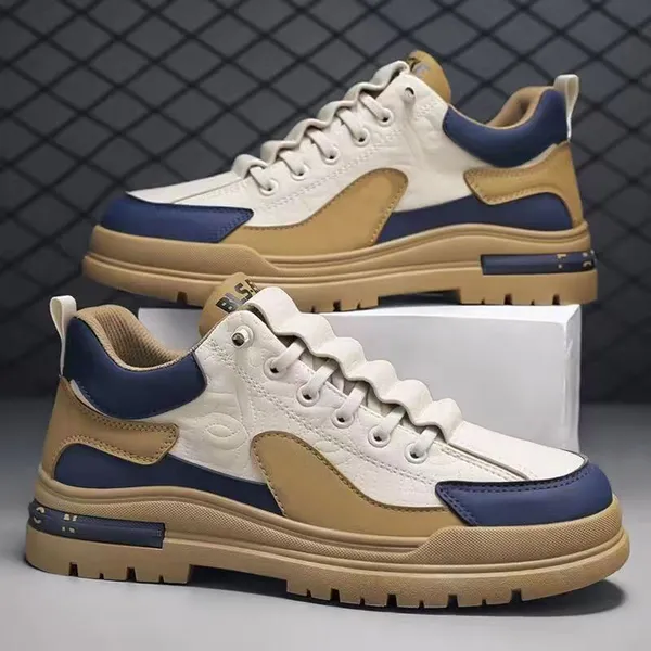 Hongyan Men's Shoes New Breathable Mesh Sports Trend Versatile Elevated Running Dad Shoes